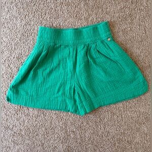 Calia Green High Waist Women's Shorts
